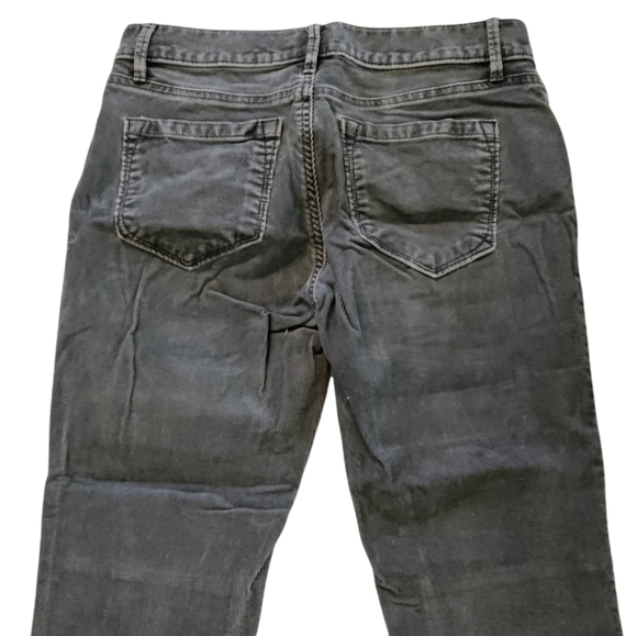 Anne Taylor Loft▪️Gray Corduroy Skinny Low Rise Pants Size 0/25 - Picture 5 of 9
